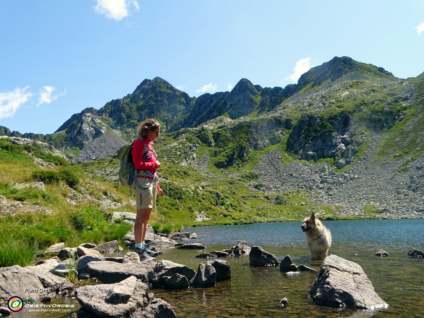 25 Che bello nell'acqua fresca del Lago di sopra.JPG